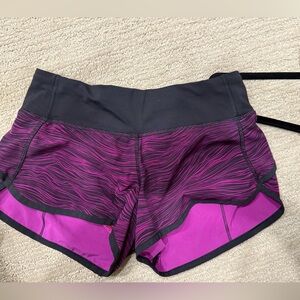 Lululemon speed shorts